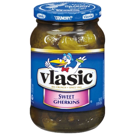 Vlasic Vlasic Sweet Gherkins Pickle 16 fl. oz., PK12 5410001110